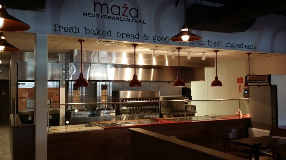 Maza Mediterranean Grill — restaurant project by Nash Construction